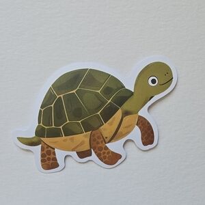 10/$10 Cute Green Turtle Sticker